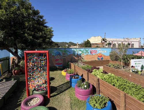 SulGesso inaugura Horta Modelo e Jardim Sensorial na Escola Etelvina